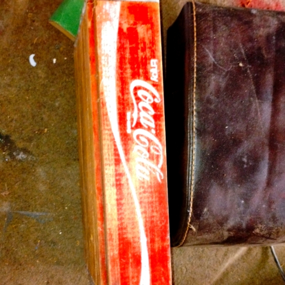 Coca-Cola Red and White Vintage Box